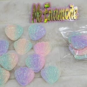 CONCHAS COLORES BRILLOSAS