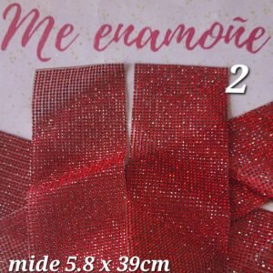 MESH DE CRISTAL ROJO