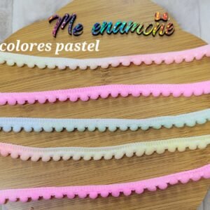HILO POMPON CHICO COLORES PASTEL