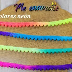 HILO POMPON CHICO COLORES NEON