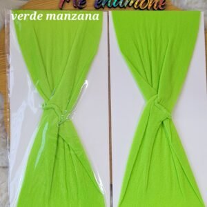 BANDITA PARA CABELLO VERDE MANZANA