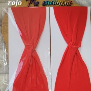 BANDITA PARA CABELLO ROJA