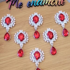 ADORNO CRISTAL PLATA CON GOTA