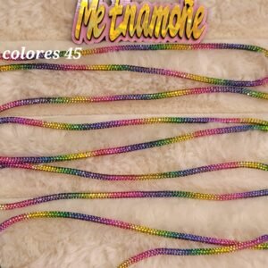 AGUJETA DE CRISTALES COLORES