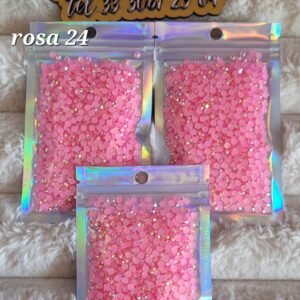 BOLSA DE CRISTAL RESINA ROSA BARBIE