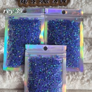 BOLSA DE CRISTAL RESINA AZUL REY