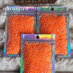 BOLSA DE CRISTAL RESINA NARANJA