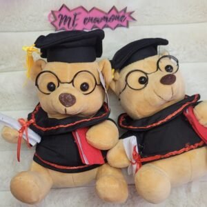PELUCHE OSITO GRADUACION CAFE